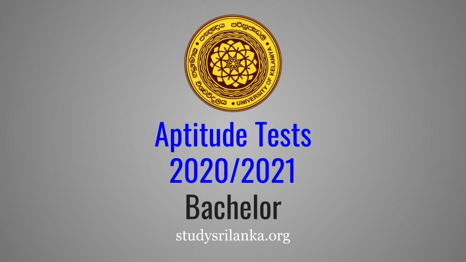 aptitude-tests-2021-university-of-kelaniya-study-in-sri-lanka
