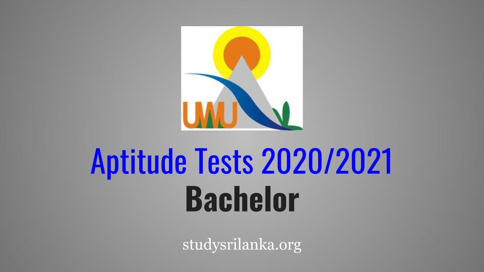 aptitude-test-2020-2021-uva-wellassa-university