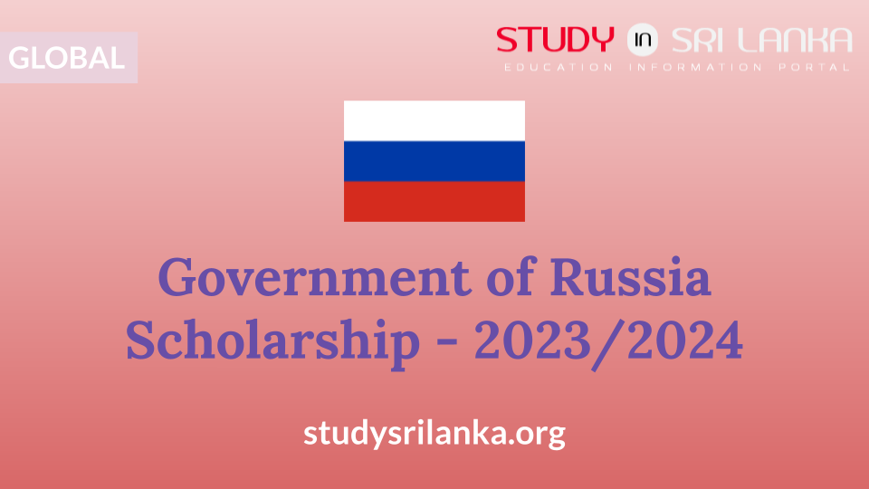 Government of Russia Scholarship 2023/24